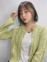 ディレクト 新宿(Direct)&nbsp;ホワイト系インナーカラー×ボブ☆