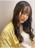  &nbsp;シルキーベージュ×グレージュカラー【髪質改善/縮毛矯正】