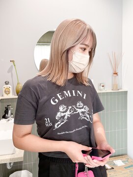 キオク(KIOX) パールベージュ/インナーダークブラウン