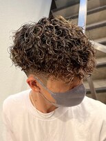 ローウェ バイ フィフス 立川メンズサロン(Louwe by fifth)&nbsp;ツイストスパイラルパーママッシュメンズパーマ波巻きパーマ