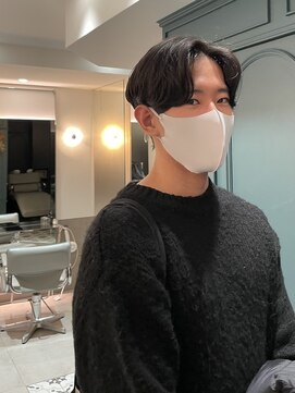 チャンチ(chanch) 【お客様style】カルマヘア/刈り上げマッシュ/センターパート