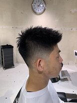 フランクスバーバーザスタンド(Frank’s barber the stand)&nbsp;メンズビジネススキンフェードナチュラル束感F