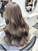 ハイライトカラーイルミナカラー脱白髪染めグレージュアッシュ