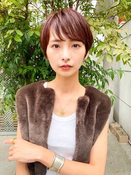 アンバー 池袋(amber) 大人くびれショート/レッドブラウン/ひし形ショート[池袋駅]