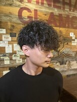 ヒロギンザバーバーショップ 神楽坂店(HIRO GINZA BARBER SHOP) 波巻きパーマ