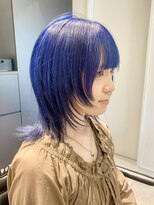 ノブレス ノアール(NOBLESSE NOIR)&nbsp;ウルフカット/ディープブルー