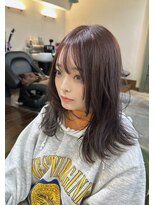 ジル ヘアデザイン ナンバ(JILL Hair Design NAMBA)&nbsp;layer cut×purplecolor◎