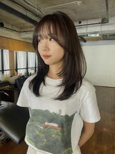 ノラジャーニー(NORA Journey) 【あきら】セミロングレイヤーカット韓国ヘアハッシュカット
