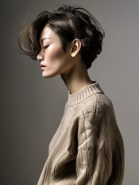 アルトリスト(Altruist Aging×HAIR&SPA) ☆イメチェンピンクベージュアンブレラカラー前髪クールショート