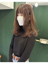 オグジュアリー 表参道(aux.)&nbsp;重軽レイヤー×ベージュブラウン