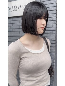 サンド 鹿児島中央(sand) ボブ/韓国ボブ/タッセルボブ/イメチェン/似合わせカット]