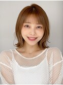 前髪 ウェーブミディアム メルティーカラー 似合わせカット"
