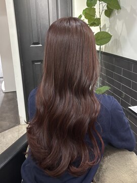 デューヘアー(due hair) ワンカラーで作るワインレッド