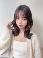 ランド 原宿表参道(LAND)&nbsp;束感前髪が可愛い☆ふんわりカールヘア