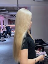 ダズリングディア(Dazzling Deer)&nbsp;ミルクティベージュ／ハイトーン／ロング/リタッチカラー