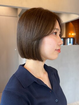 ロンド ボーイ 表参道(Lond BOY) 暗めカラー/姫カットレイヤー/マロンベージュ/くすみベージュ