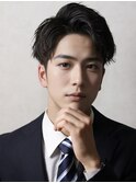 ◎爽やかビジネス！アップバングツーブロック短髪