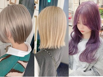 アルクバイネオリーブ 荻窪店(arc by neolive)の写真/髪質改善カラーで艶◎ケアブリーチで低ダメージなダブルカラー,インナーカラー,ハイライト[荻窪/ブリーチ]