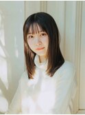 内巻きヘア