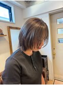 Lomalia表参道ナチュラルグレージュショートボブ