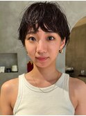 秋カラー大人ショートパーマ◎小顔ニュアンスパーマ20代30代