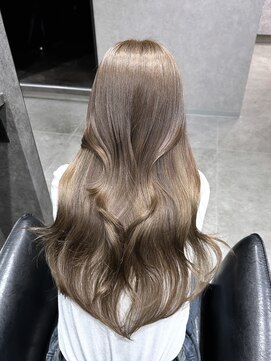 エースヘアー(A.hair) ミルクティーベージュ/レイヤーカット/高濃度水素髪質改善