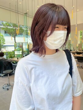 ガリカ 横浜(Gallica) ラベンダーブラウン×レイヤーボブ