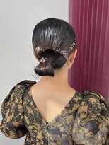 ソト 銀座(soto.)&nbsp;ミディアムヘア/暗めカラー/デザインカラー/ヘアセット