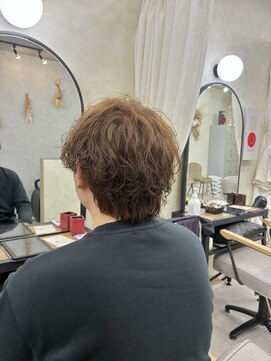 ルリアン 元住吉店(Le'lien) シャドウパーマ/ブリーチなしカラー/メンズ/元住吉駅/武蔵小杉駅