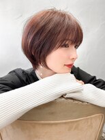 ハルキミナト メゾン(HM MAISON)&nbsp;30代40代50代耳かけショート前髪なしハンサムショートカット