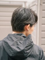ペルズヘア(PELLS HAIR)&nbsp;メンズミディアムボブパーマミディアムボブパーマセンターパート