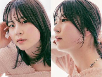 オン キャナルシティ博多前店(on)の写真/前髪と艶髪で叶える、上品ロング＆大人ミディアム。女性の魅力を最大限に引き出すサロン｜オン