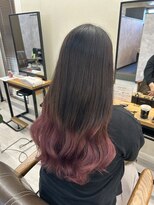 ビビ バイ マグ 岡谷店(bivi by Mag)&nbsp;夏カラー/ピンクグラデーションカラー/ブリーチ/大人可愛い