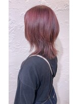 ファイブボックスヘアー 広島(five vox hair)&nbsp;ウルフヘア×ファシーピンク