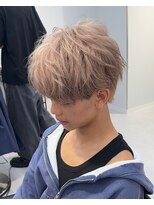 テンバイリップスヘアー(TEN by LIPPS hair)&nbsp;ミルクティーベージュラウンドマッシュツーブロック高円寺