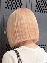 ヲタク(wotaku.)&nbsp;ベージュハイトーンボブブリーチケアブリーチタイトボブミニボブ