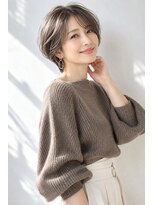 アッシュ 学芸大学店(Ash)&nbsp;ショートボブ/大人女性/シアーグレージュ/髪質改善/白髪ぼかし