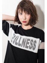 クアトロ グランシュ 川崎店(QUATRO × GranCieux)&nbsp;切りっぱなしボブ×アシンメトリー