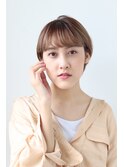 ナチュラルショートヘア