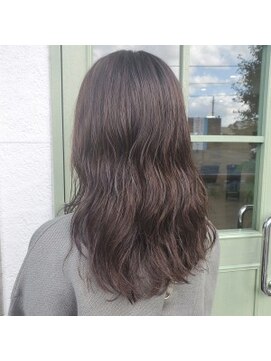 フゥカ 売市店(fuka) ニュアンスウェーブ×ショコラカラー