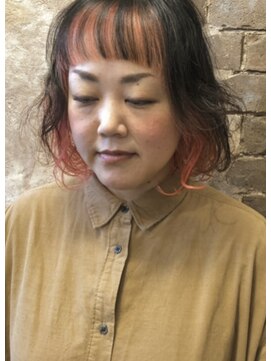 マギーヘア(magiy hair) インナーピンク［magiyhair西部笑］