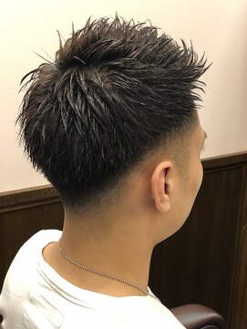 ヒロギンザバーバーショップ 神楽坂店(HIRO GINZA BARBER SHOP) スパイキーショート