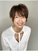 大人可愛い★小顔ショートボブ
