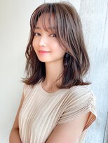 アフロートeri　ひし形カジュアルレイヤー　似合わせ前髪