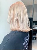 ミルクティールーツ_オリーブカラーハイライトカラー_ba308491