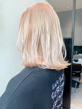 アイティー バイ アルバム 中野店(IT by ALBUM) ミルクティールーツ_オリーブカラーハイライトカラー_ba308491