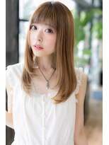 エヌアンドエー 春日部東口店(hair shop N&A) レイヤーロング×シャギー×ゴールドベージュ