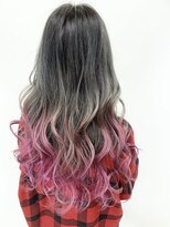 トリニティ(trinity)&nbsp;グレーアッシュ×ピンクグラデ【豊見城カラー】トリニティ☆