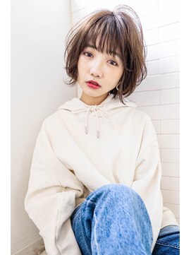 クラン(clan) 前下がりボブ/モテ髪カタログ/小顔に見せるヘア/前髪カット