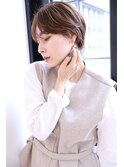 シースルーバングで可愛さを残したハンサムショート♪
